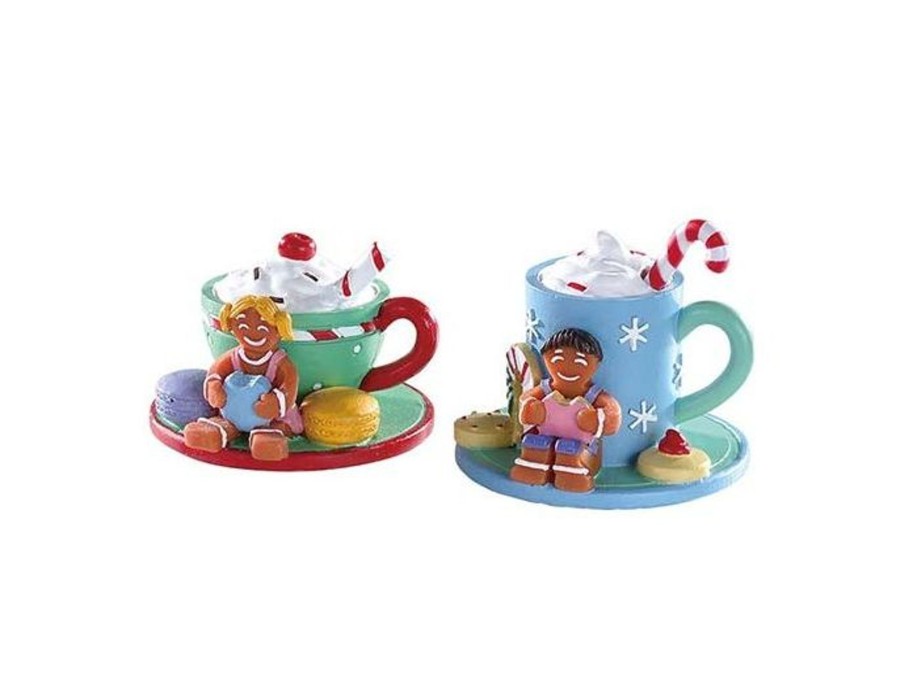 Weihnachtsdorf LEMAX  | Lemax Cocoa And Cookies, Set Van 2